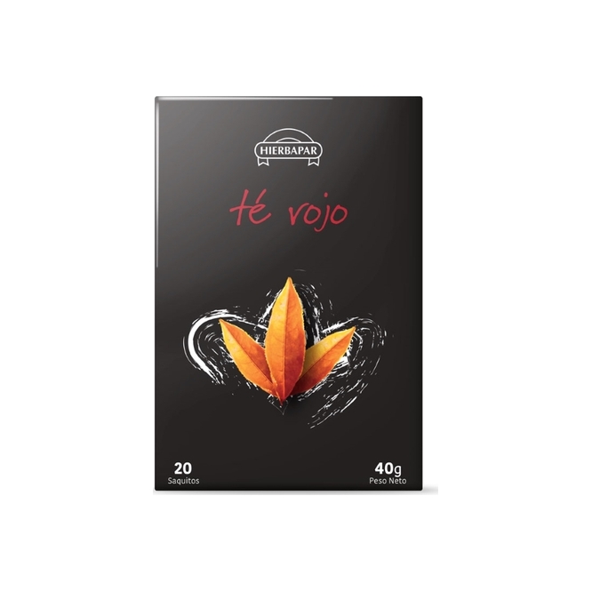 Té rojo paquete Hierbapar 20 unidades