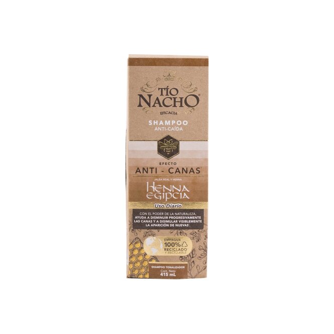 Shampoo anticaída y canas Tío Nacho 415 ml
