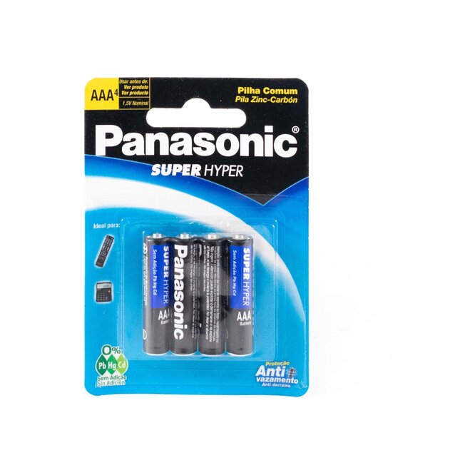 PILAS PANASONIC 4UN AAA ULTRA HIPER