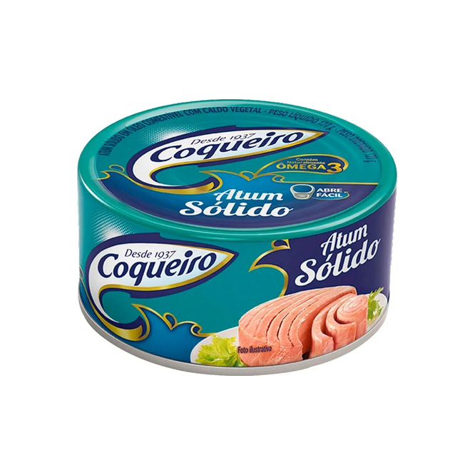 Atún Sólido al Aceite Coqueiro 170 gramos