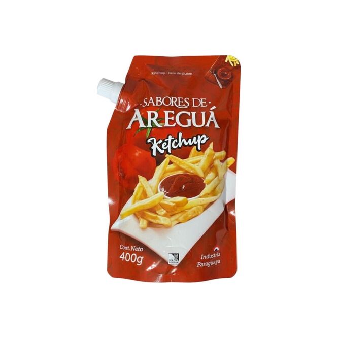 Ketchup doypack Sabores de Areguá 400 gramos