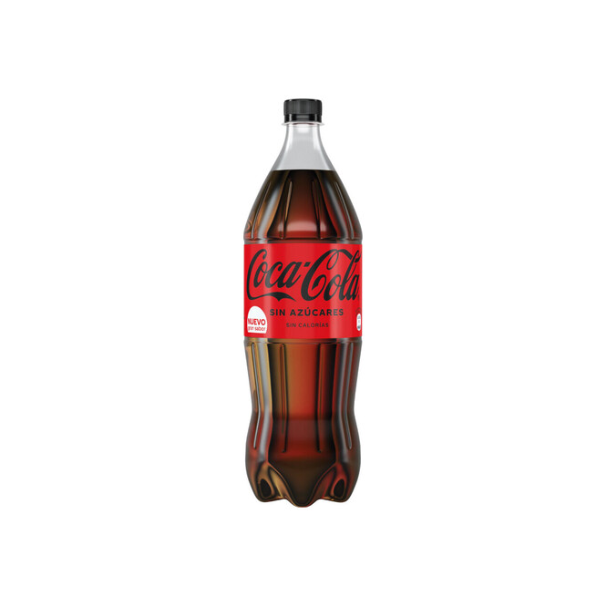 Gaseosa Sin Azúcares Descartable Coca Cola 1,5 Litros