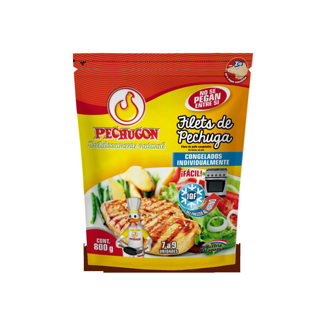 Filets de pechuga congelado Pechugón 800 gramos