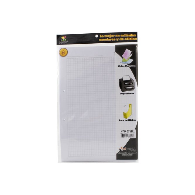 Hoja cambiable tamaño oficio Duson 50 Hojas