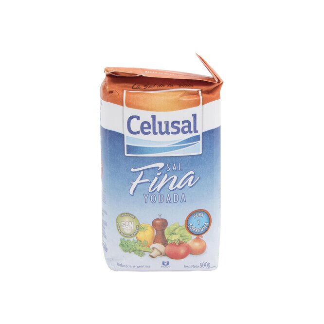 Sal fina en paquete Celusal 500 gramos