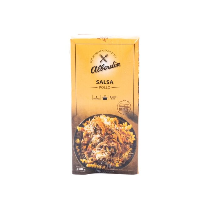 SALSA D/POLLO 300GR ALBERDIN CJA