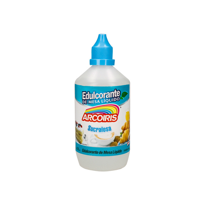 Edulcorante liquido con sucralosa y Stevia frasco Arcoíris 100 ml