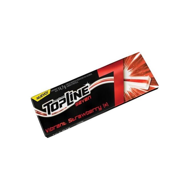 Chicle sabor strawberry seven Topline 14,7 gramos