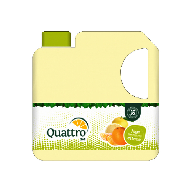 JUGO CONC QUATTRO  B D/CITRUS 5LT