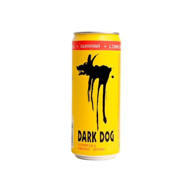 Energizante sabor guaraná en lata Dark Dog 330 ml