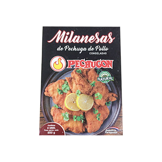Milanesa de pollo congelado Pechugón 850 gramos