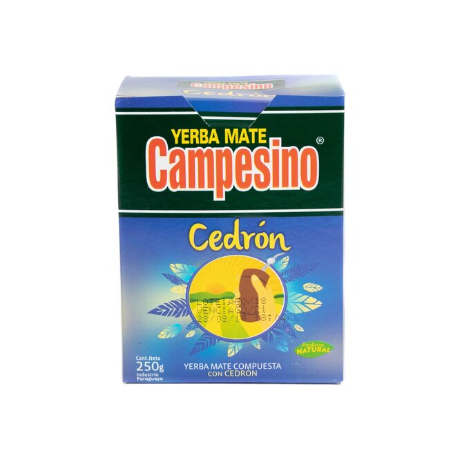 YERBA MATE CAMPESINO C/CEDRON 250 GR