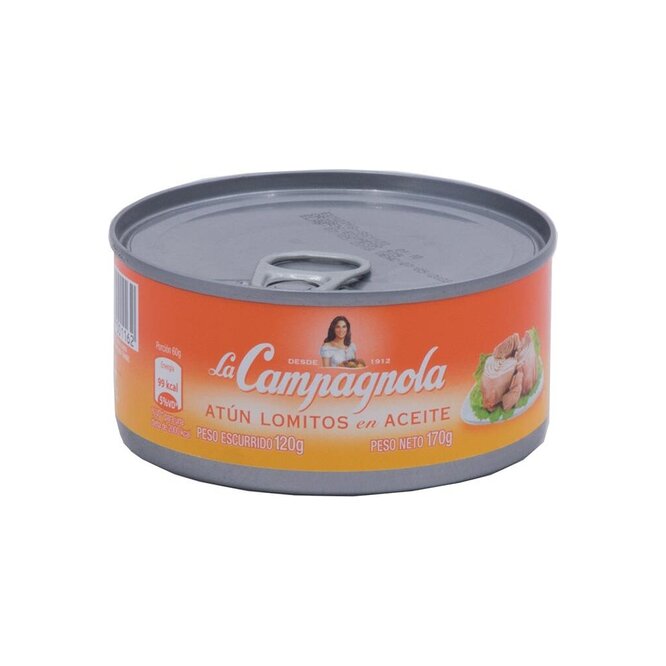 ATUN EN LOMOS AL ACEITE 170GR LA CAMPAGN