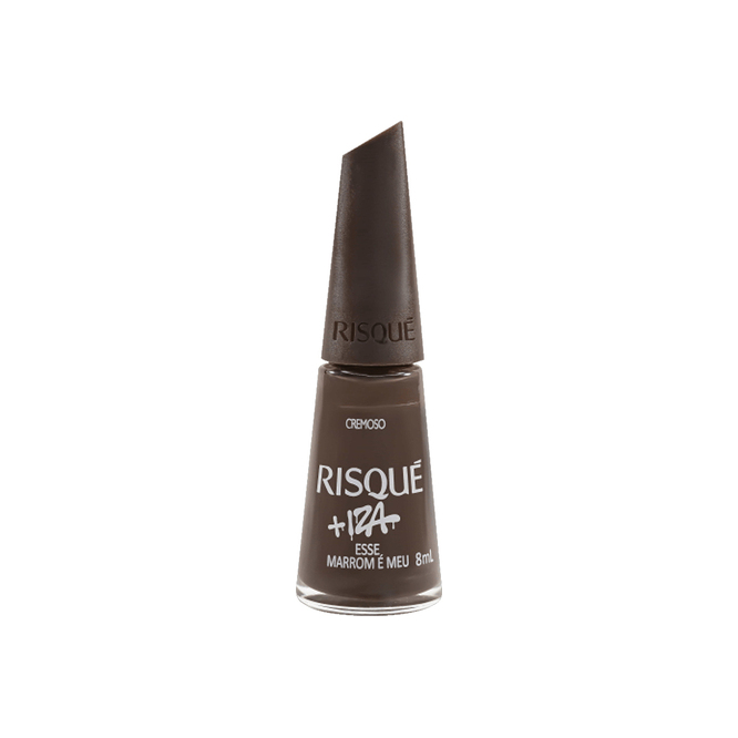 ESMALTE P/UÑA RISQUE/IZA MARRON 8 ML