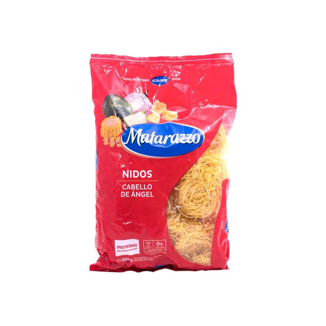 Fideos cabello de ángel cabello Matarazzo 500 gramos