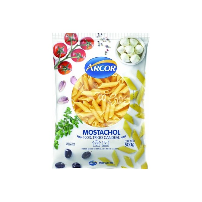 FIDEOS ARCOR MOSTACHOLI 500 GR