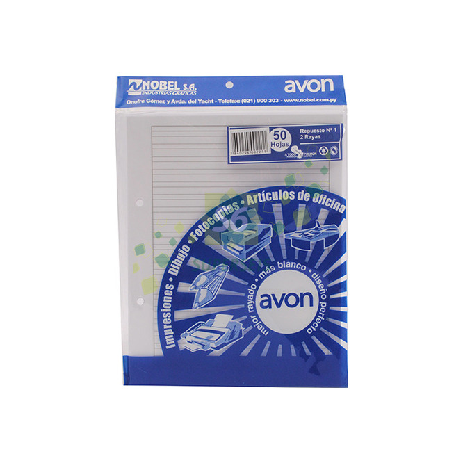 HOJAS DE REPUESTO N1 ANILLO 2R