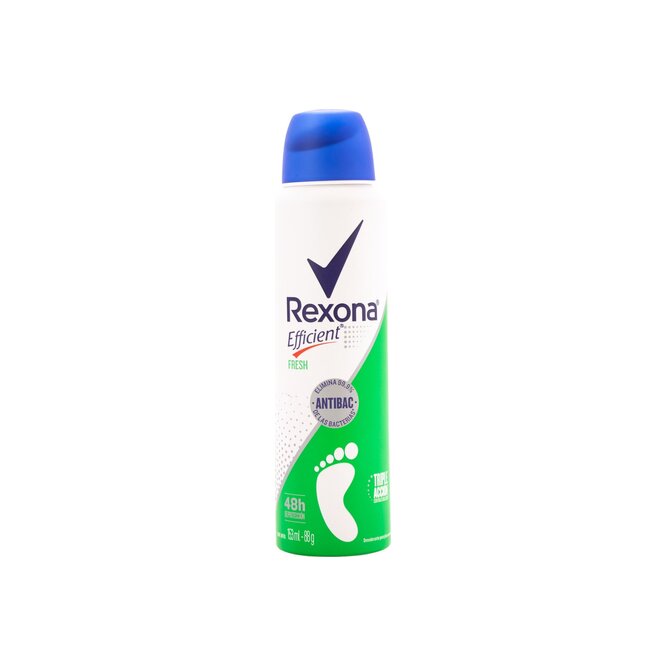 Desodorante para pies efficient fresh aerosol Rexona 153 ml