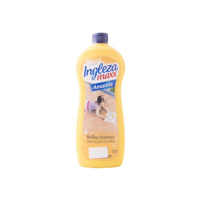Cera líquida amarilla para pisos Ingleza Max 750 ML