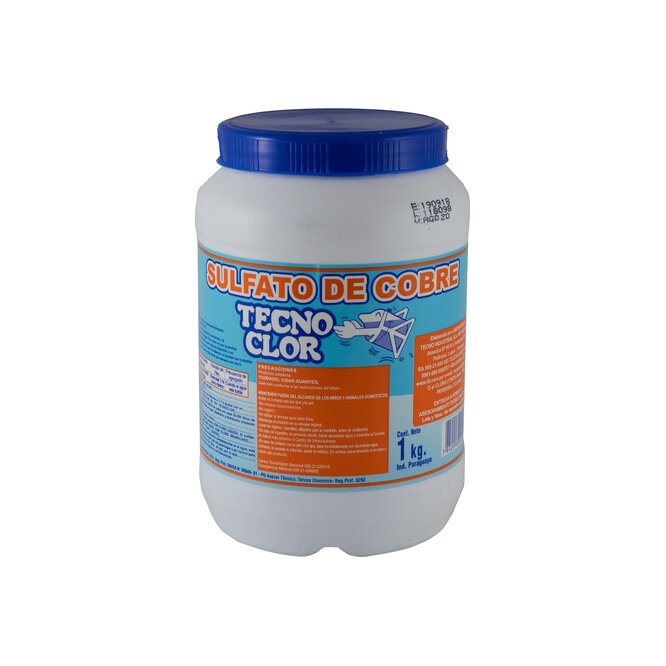 Sulfato de cobre Tecnoclor 1 kilo