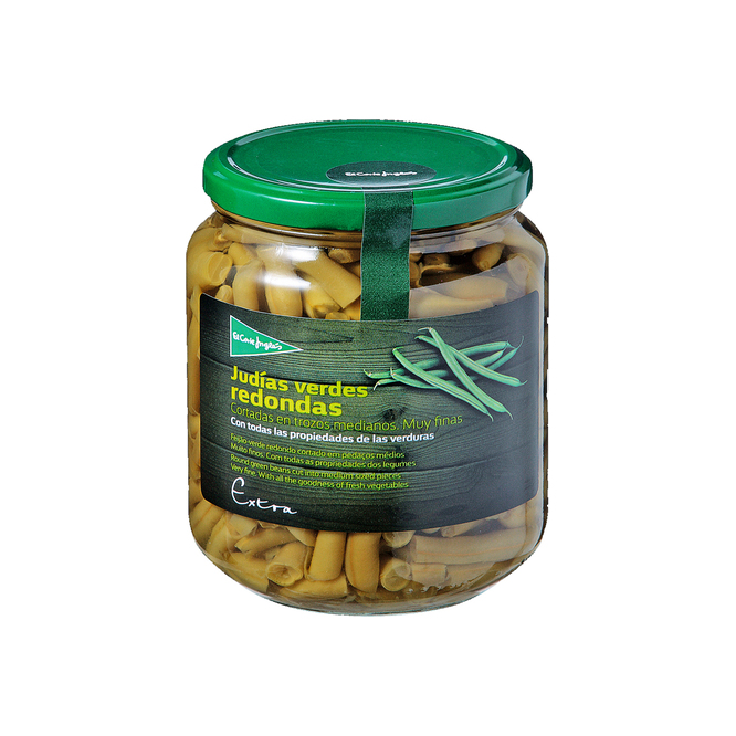 JUDIAS VERDES REDONDAS 660 GR EL CORTE I