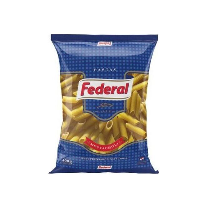 Fideo mostaccioli paquete Federal 400 gramos