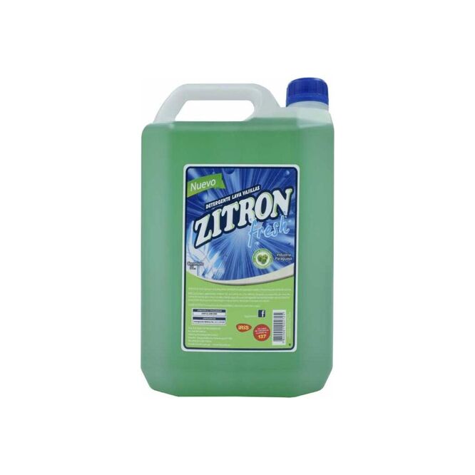 Detergente Lavavajillas Fresh en bidón Zitrón 5 litros