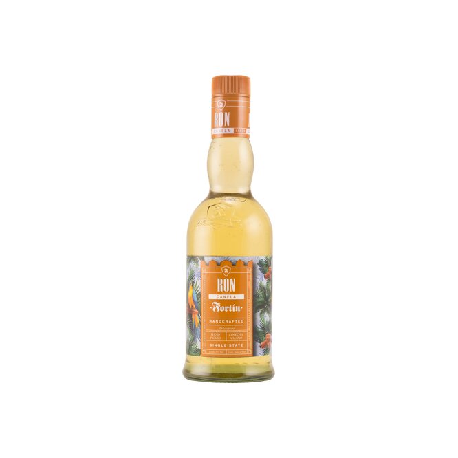 Ron sabor canela en botella Fortín 475 ml
