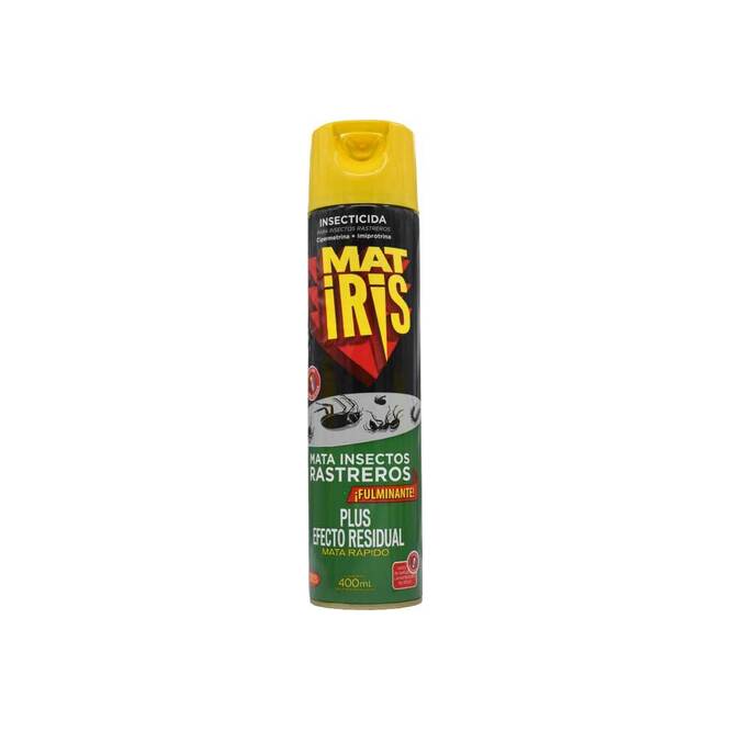Insecticida mata insectos rastreros en aerosol Matiris 400 ml