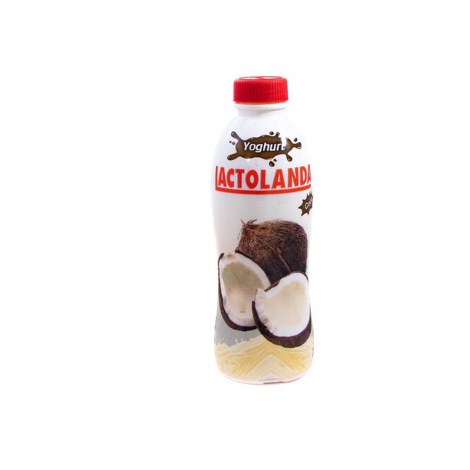 Yogurt entero bebible sabor coco botella descartable Lactolanda 900 ml