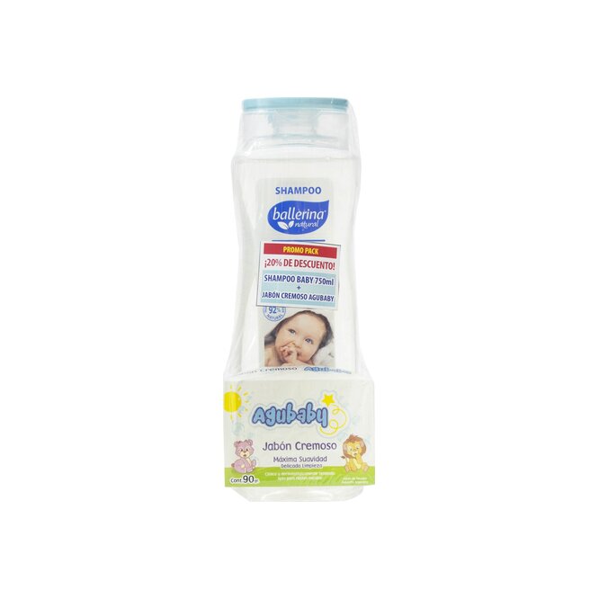 SHAMPOO BALLERINA BABY 750ML/JAB CREM 90