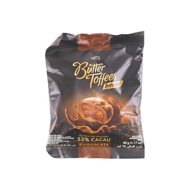 Caramelos con Chocolate Amargo Butter Toffees 90 gramos