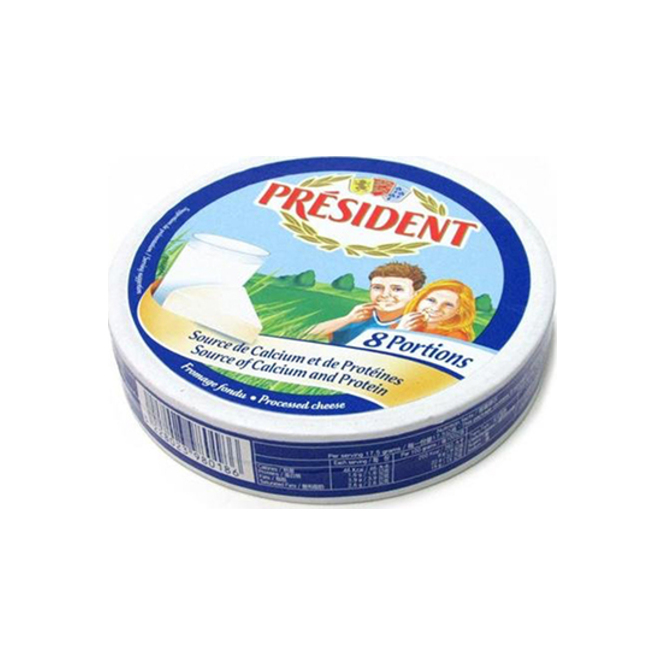 QUESO EN PORCIONES 140GR PRESIDENT CJA