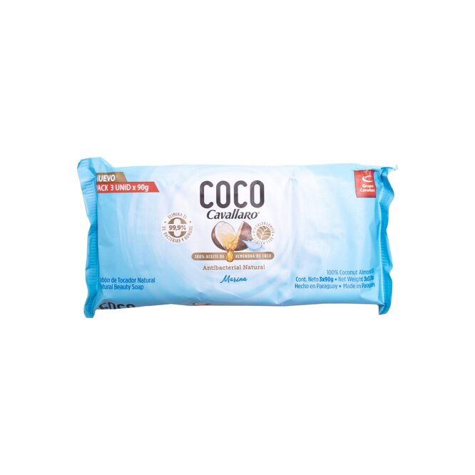 Jabón de tocador marina coco Cavallaro 270 gramos