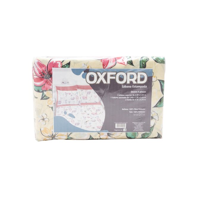 KIT DSABANA ESTAMPA QUEEN OXFORD P4P