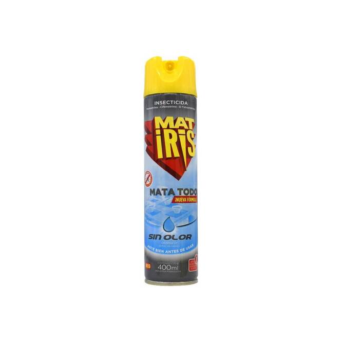 Insecticida mata todo hogar base acuosa en aerosol Matiris 400 ml