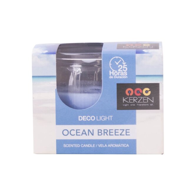 Vela aromática ocean breeze en frasco Kerzen 85 gramos