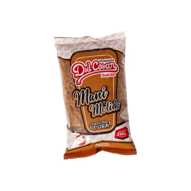 Maní molido frasco Dulcesar 250 gramos