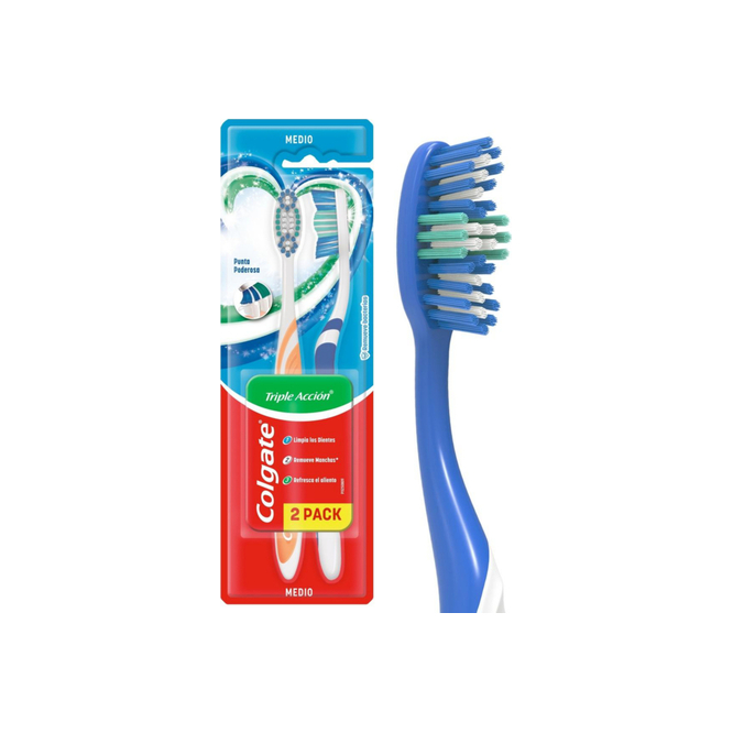 Cepillo dental adulto triple acción Colgate