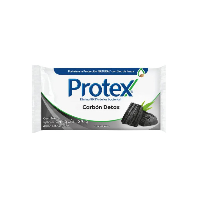 Jabones carbón détox Protex 3 unidades