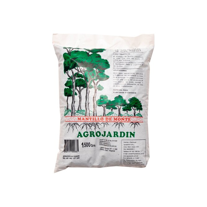 Abono para jardín Mantillo del Monte en paquete Agrojardín 1500 gramos