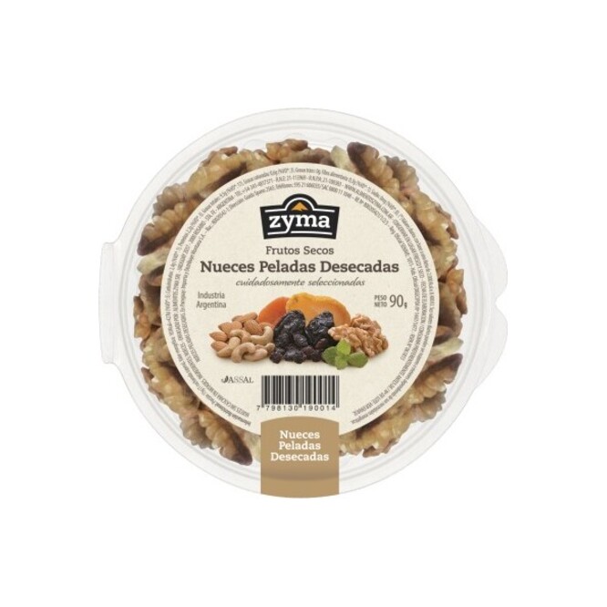 Nueces peladas pote Zyma 90 gramos