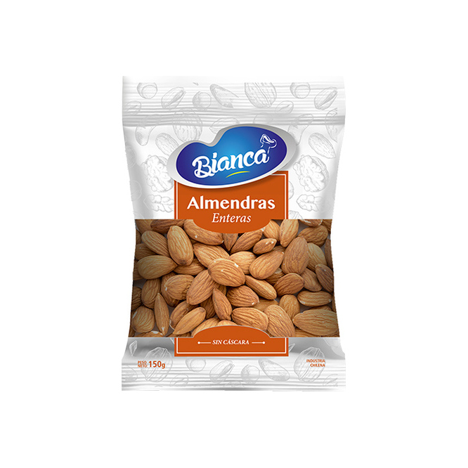 Almendras enteras Bianca 150 gramos