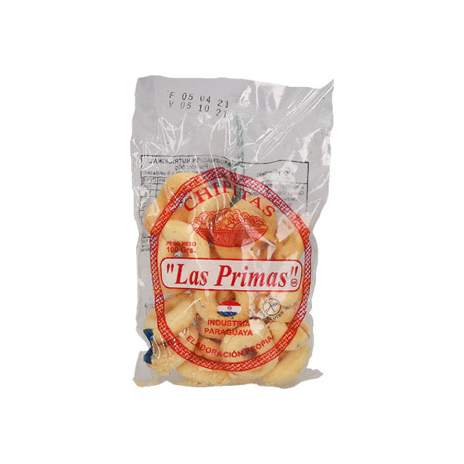 CHIPA PIRU SALADAS 100GR LAS PRIMAS BSA