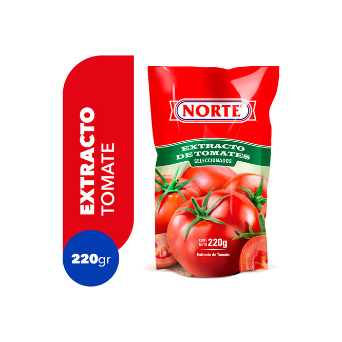 Extracto de tomate tubo Norte 220 gramos