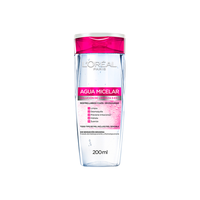 AGUA MICELAR 5 EN 1 200ML LOREAL FCO