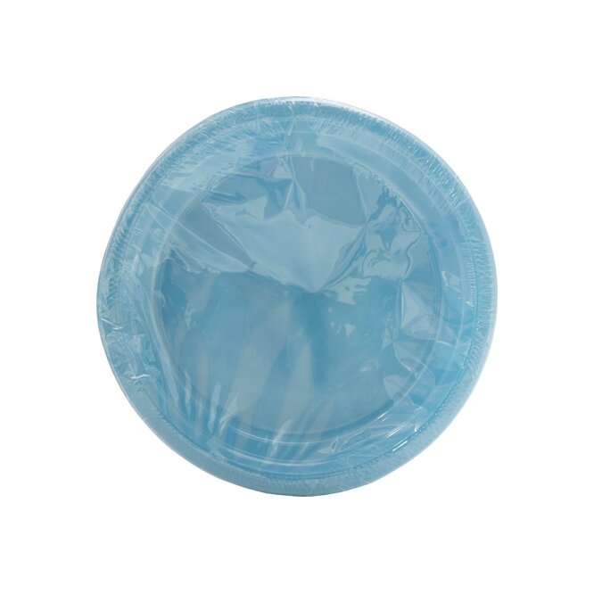 Platos biodegradable color turquesa 15 cm Corinter 5 unidades