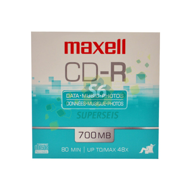 CD-R comun de 700 Mb en sobre Maxell