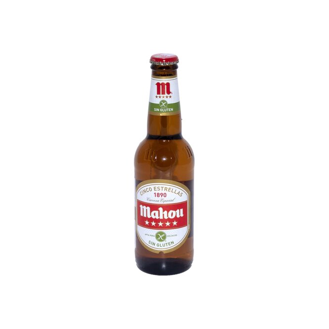 CERVEZA MAHOU SIN GLUTEN BOT DESC 330ML