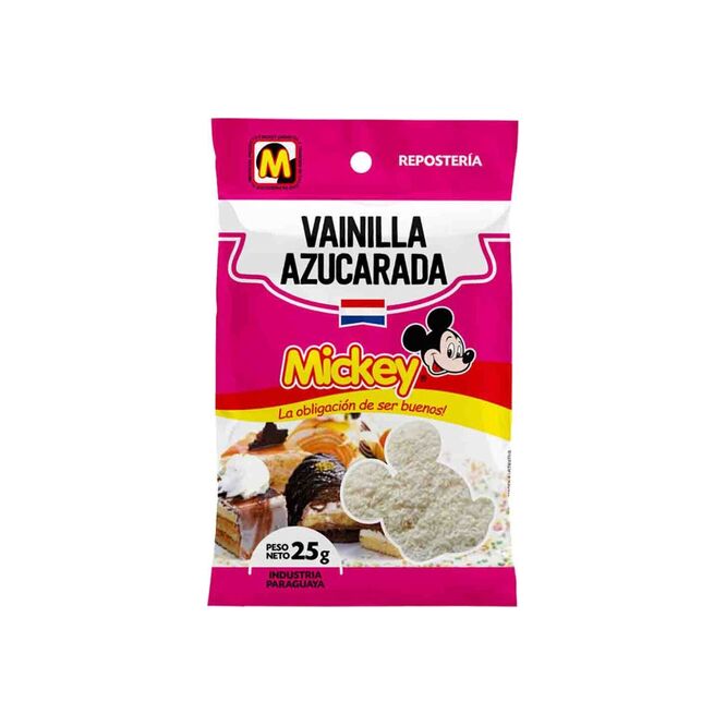 Vainilla azucarada Mickey 25 gramos